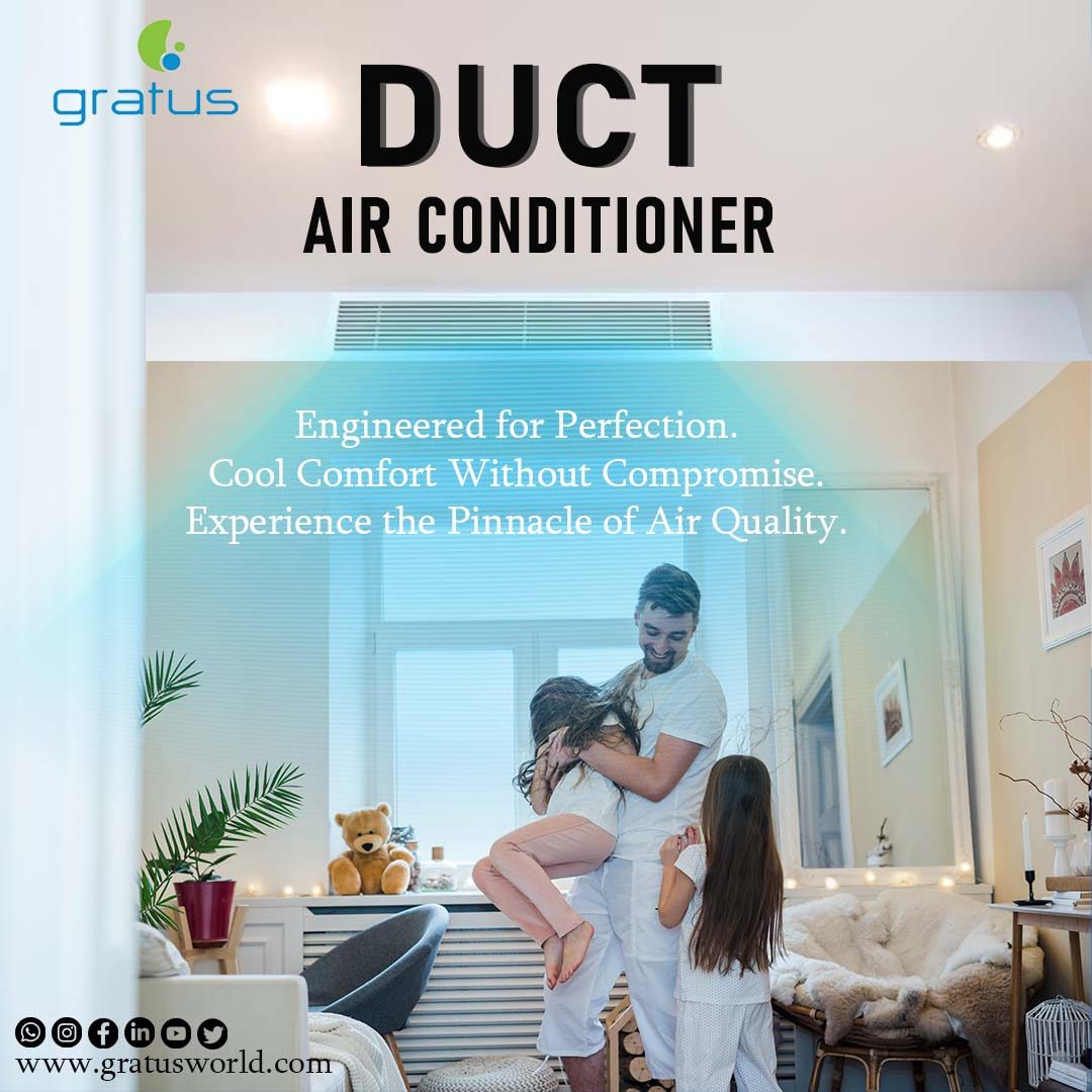 Gratus 4 Ton Duct Type Air Conditioner | T3 Scroll Compressor | Heavy Duty Cooling | SD50TSAC4