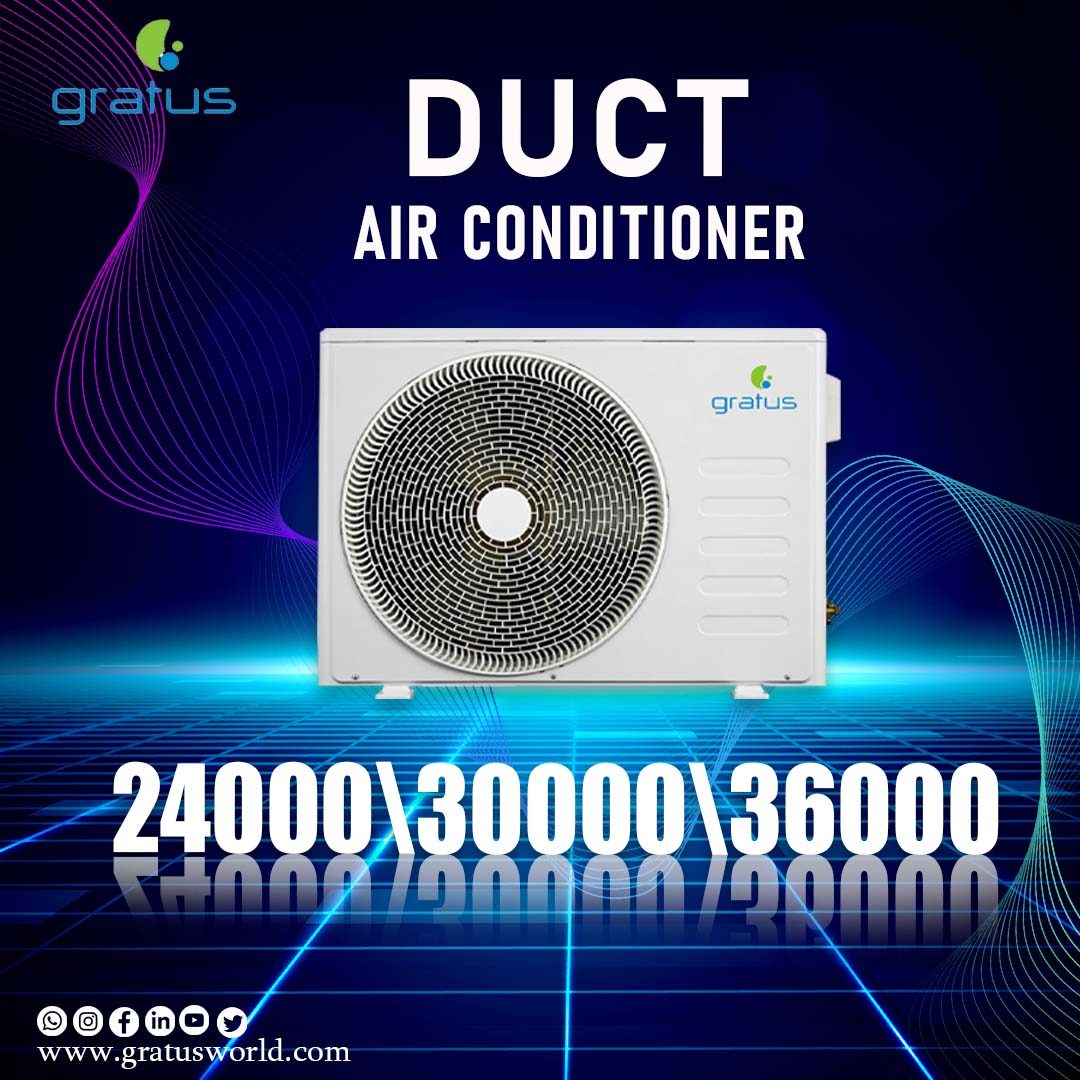 Gratus 3 Ton Duct Type Air Conditioner | T3 Tropicalized | Heavy-Duty Cooling | SD38TRAC4