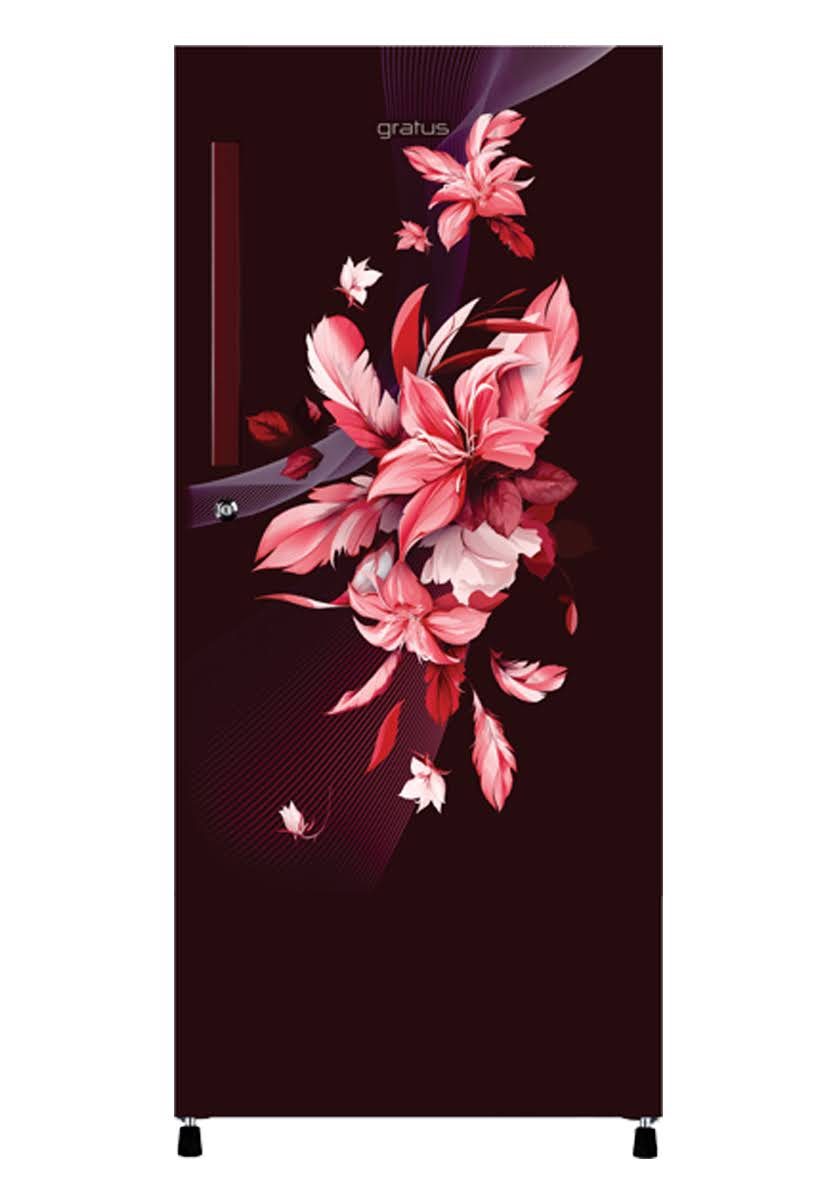 Gratus Direct Cool Single Door Refrigerator (Red Opal) Model- GDCR276RHI