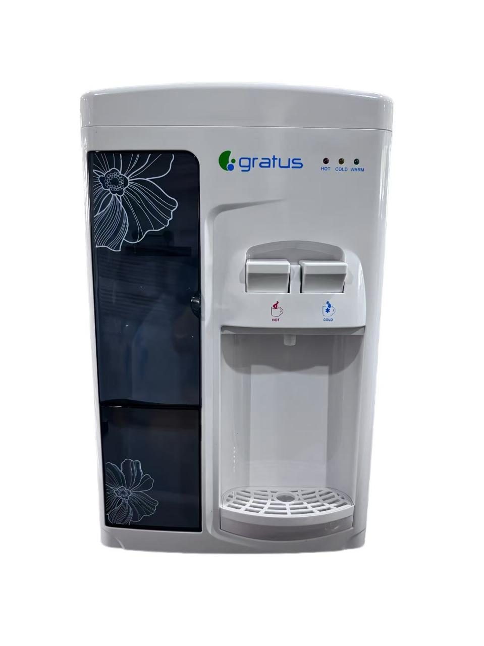 Gratus 2 Tap Hot & Cold Table Top Water Dispenser, 1 Year Full & 2 Year Compressor Warranty, Model- GWD222TT