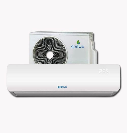 Gratus 1.5 Ton Split Air Conditioner ROTARY TYPE, R410a GAS, 1-Year Full & 5-Year Compressor Warranty, Model- GSAC18TRS2