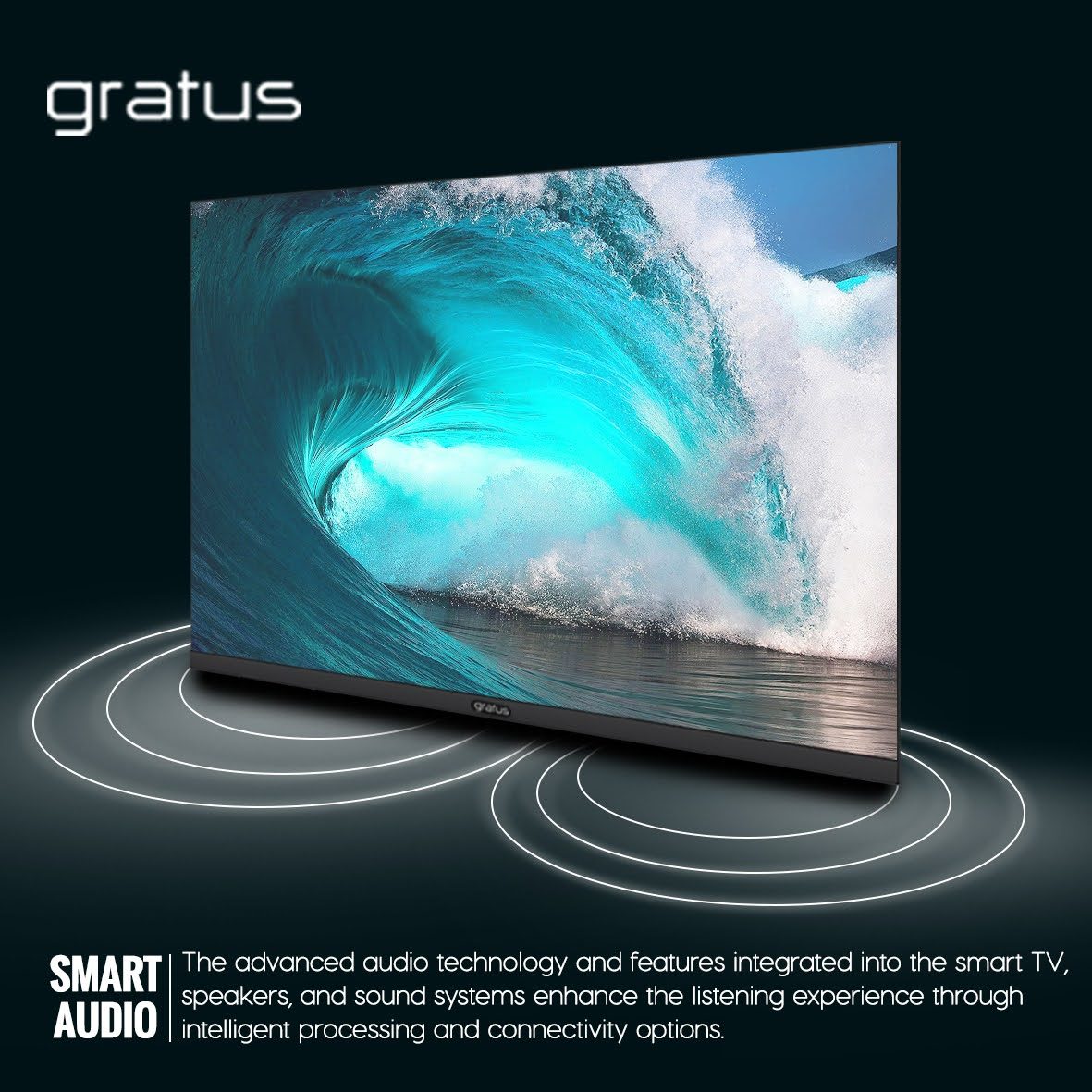 Gratus 100″ QLED WebOS powered 4K Edgeless UHD SMART TV with ThinQ AI, Quad Core Processor, Dolby Audio, ZBT Panel, Model- LT100QW524M