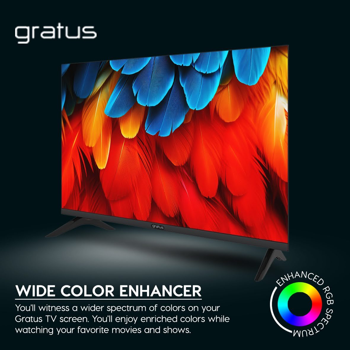 Gratus 100″ QLED WebOS powered 4K Edgeless UHD SMART TV with ThinQ AI, Quad Core Processor, Dolby Audio, ZBT Panel, Model- LT100QW524M