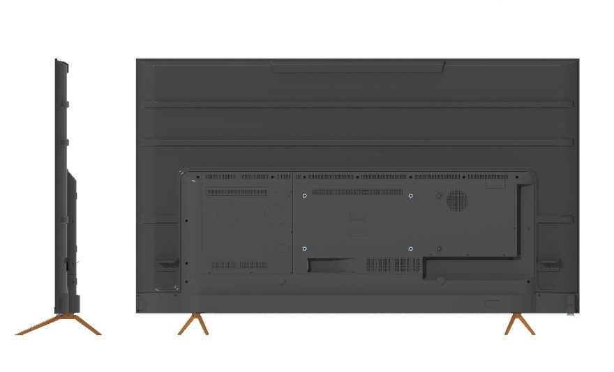 Gratus 55 Inch WebOS Powered 4K Edgeless UHD LED Smart TV with ThinQ AI, Quad Core Processor & Dolby Audio | Model LT55W4K25IX1