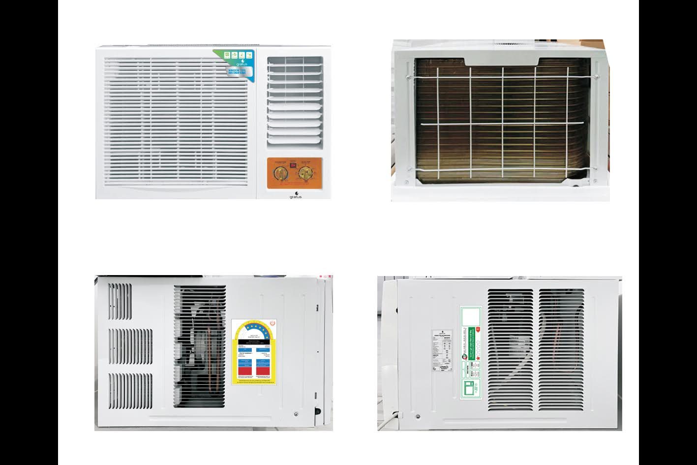 Gratus 1.5 Ton Window Air Conditioner with Heavy-Duty Rotary Compressor & R410A Refrigerant – GWAC185TRS