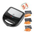 Gratus Sandwich Maker Sandwich, Grill & Waffle Maker, 750W, Model- GSM750UC