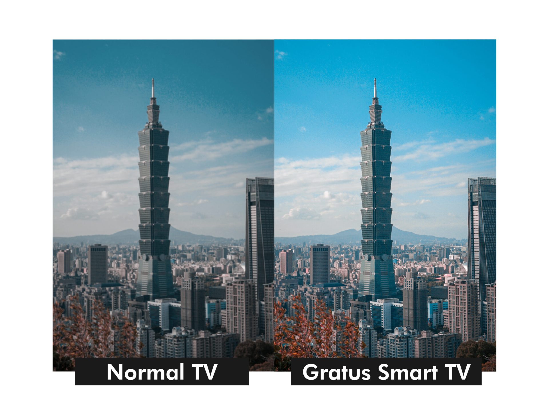 Gratus Android TV 65 inch TV, Model- GASULED65ACHD
