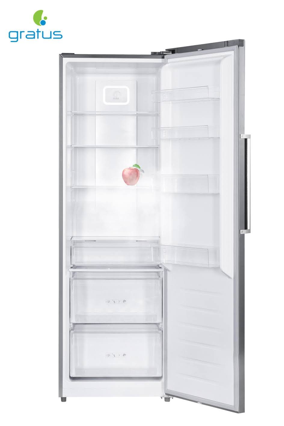 Gratus Single Door Frost-free Refrigerator with water dispenser, Active-C Fresh, Multi-Air Flow, Inox, Model- GRFNF470HCX1