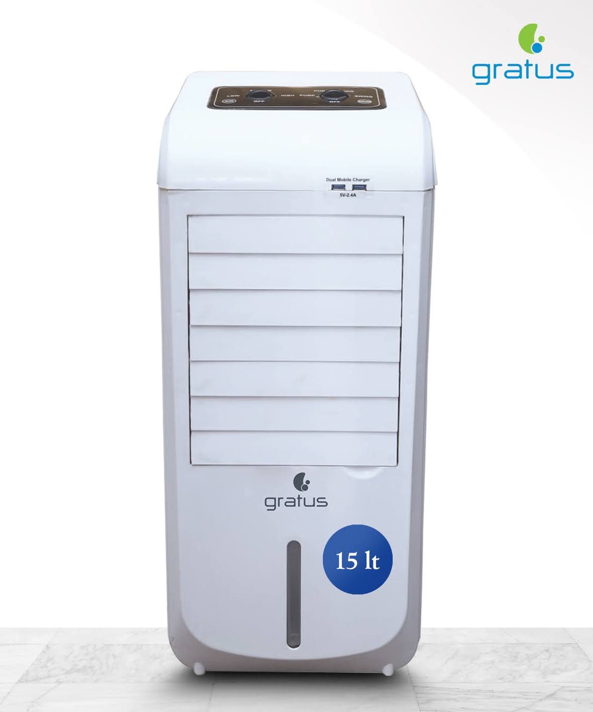 Gratus Baarid Series 15 L Air Cooler, Made in India, Model- GADX9939