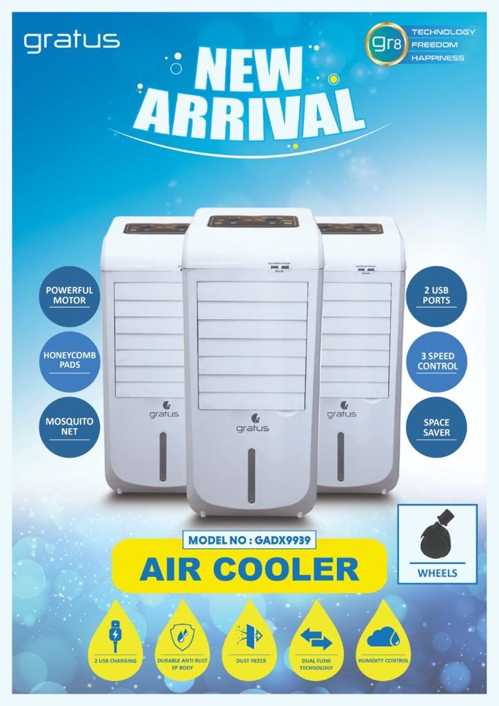 Gratus Baarid Series 15 L Air Cooler, Made in India, Model- GADX9939