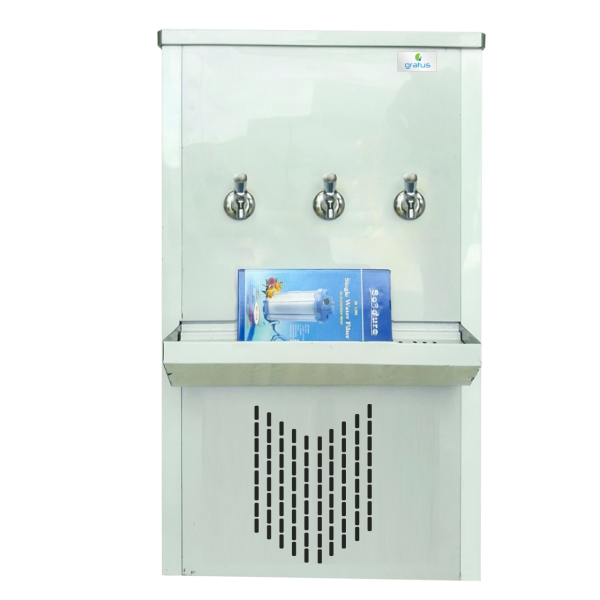 Gratus 3 Tap, 45 gallons Steel Water Cooler 1 Year Warranty, Model- GSD48T3