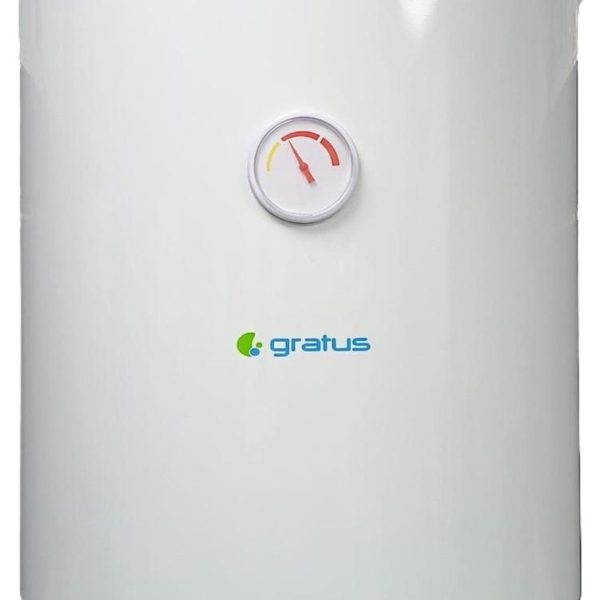 Gratus Electric Water Heater Vertical, White, 100 Liter-  Model- SWHE-100V